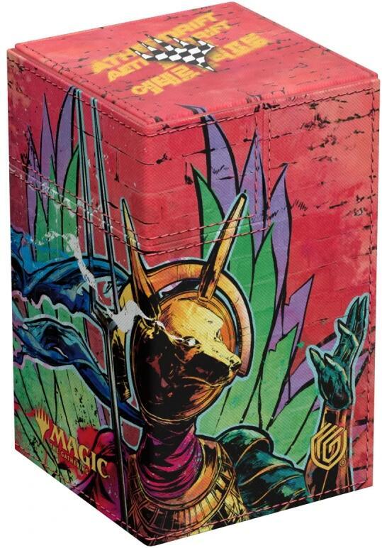 Magic: The Gathering Aetherdrift Flip 'n' Tray Deck Case XenoSkin - Hazoret, Godseeker (Holds 100+) - Ultimate Guard Deck Box