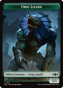 Frog Lizard // Dragon (0014) Double-Sided Token [Tarkir: Dragonstorm Commander Tokens]-1