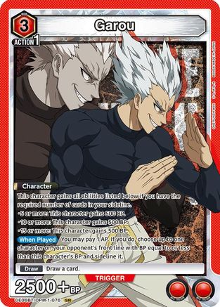 Garou (076) (UE06BT/OPM-1-076) - UE06BT One Punch Man Foil