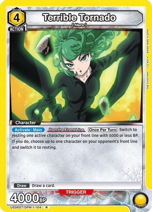 Terrible Tornado (104) (UE06ST/OPM-1-104) - UE06ST One Punch Man Starter Deck