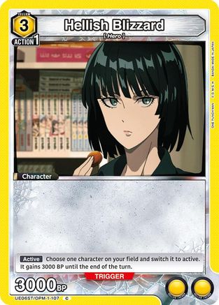 Hellish Blizzard (107) (UE06ST/OPM-1-107) - UE06ST One Punch Man Starter Deck