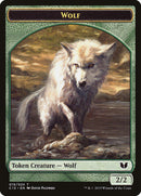 Wolf // Zombie Double-Sided Token [Commander 2015 Tokens]-1