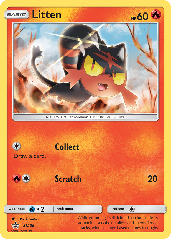Litten (SM08) [Sol y Luna: promociones de Black Star] 