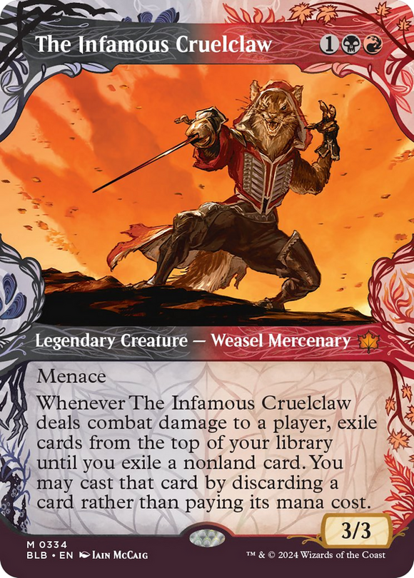 El infame Cruelclaw (Escaparate) [Bloomburrow] 