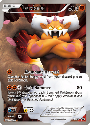 Landorus (BW43) [Blanco y negro: promociones de Black Star] 