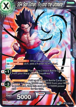 SS4 Son Gohan, más allá del máximo (BT11-123) [Línea de sangre Vermilion] 