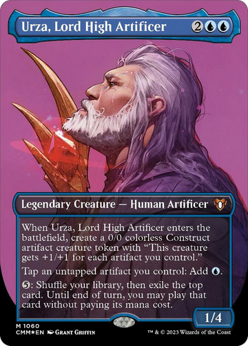Urza, Gran Artífice (marco texturizado sin bordes) [Commander Masters] 
