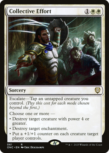 Collective Effort [Phyrexia: All Will Be One Commander] - 0