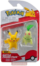 Pikachu + Chikorita Battle Figure Pack-1