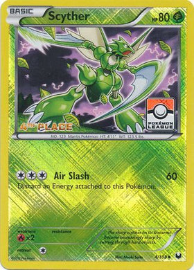 Scyther (4/108) (4.º puesto en la promoción de la liga) [Black &amp; White: Dark Explorers] 