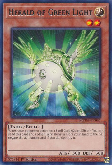 Herald of Green Light [MZTM-EN062] Rare