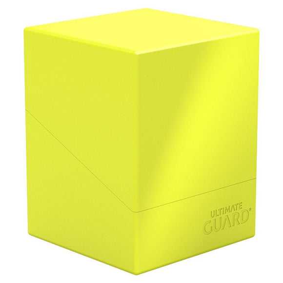 Boulder Deck Case 100+ - Solid Neon Yellow - Ultimate Guard Deck Box