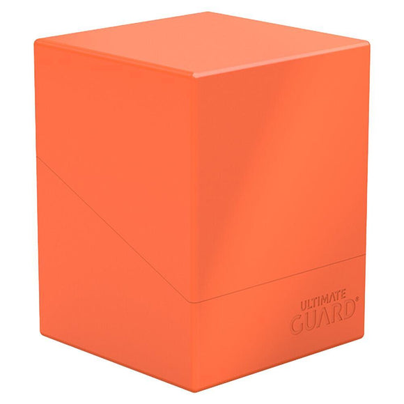 Boulder Deck Case 100+ - Solid Neon Orange - Ultimate Guard Deck Box