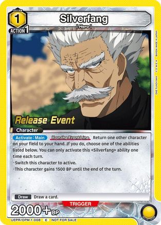 Silverfang (008) (UEPR/OPM-1-008) - UE06BT One Punch Man Release Event Cards