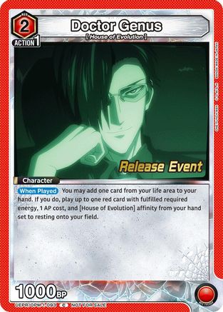Doctor Genus (UEPR/OPM-1-093) - UE06BT One Punch Man Release Event Cards