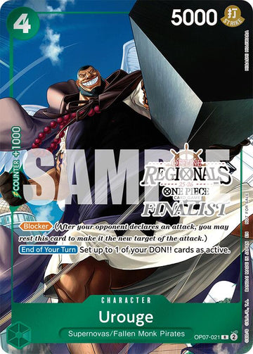 Urouge (Offline Regional Finalist Card Set 2025 Vol.1) [One Piece Promotion Cards]