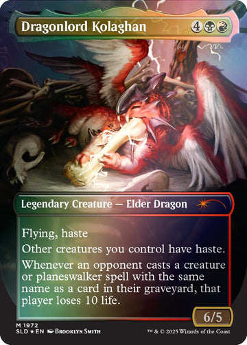 Dragonlord Kolaghan (1972) (Rainbow Foil) [Secret Lair Drop Series] - 0
