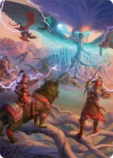 All-Out Assault Art Card (50/54) [Tarkir: Dragonstorm Art Series]