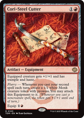 Cori-Steel Cutter (Promo Pack) [Tarkir: Dragonstorm Promos]