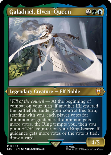 Galadriel, reina elfa (comandante de exhibición) [El Señor de los Anillos: Cuentos de la Tierra Media, comandante] 