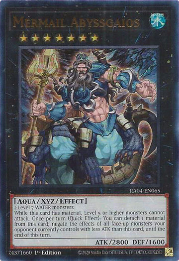 Mermail Abyssgaios [RA04-EN065] Ultra Rare