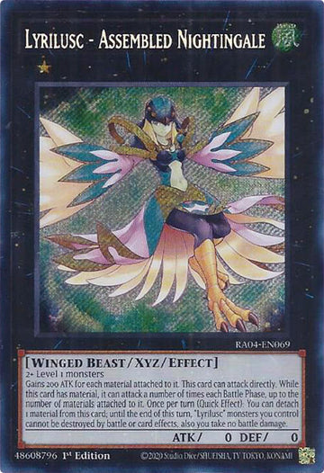 Lyrilusc - Assembled Nightingale [RA04-EN069] Secret Rare