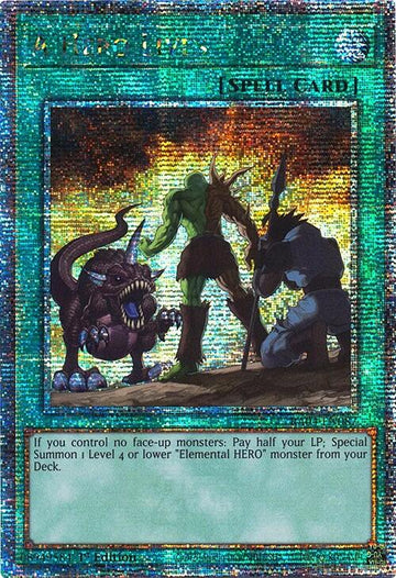 A Hero Lives [RA04-EN087] Quarter Century Secret Rare
