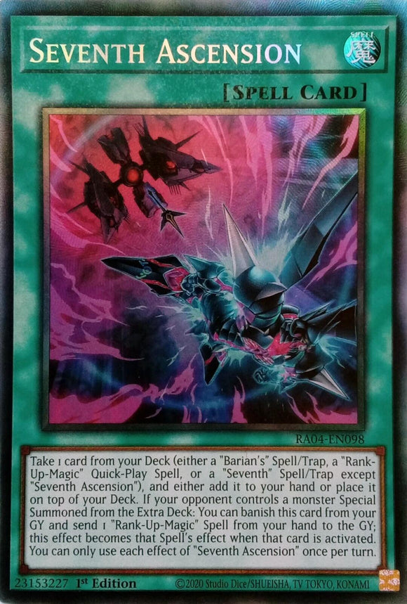 Seventh Ascension [RA04-EN098] Prismatic Collector's Rare