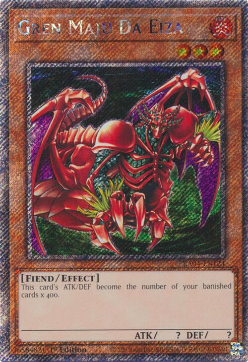Gren Maju Da Eiza [RA04-EN124] Platinum Secret Rare