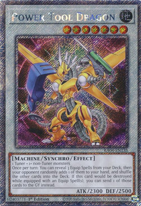 Power Tool Dragon [RA04-EN135] Platinum Secret Rare