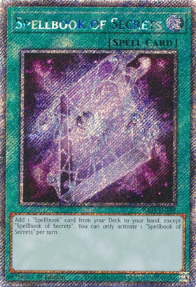 Spellbook of Secrets [RA04-EN189] Platinum Secret Rare