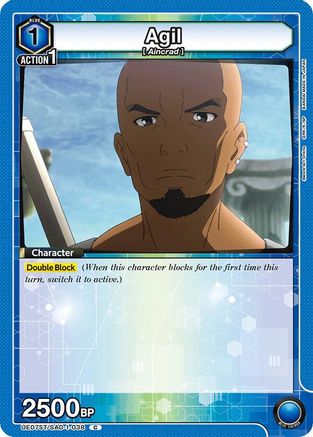 Agil (038) (UE07ST/SAO-1-038) - UE07ST Sword Art Online Starter Deck