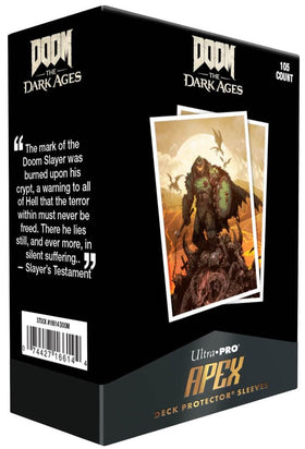 Ultra PRO: 105ct Standard Sleeves (APEX) - DOOM 2