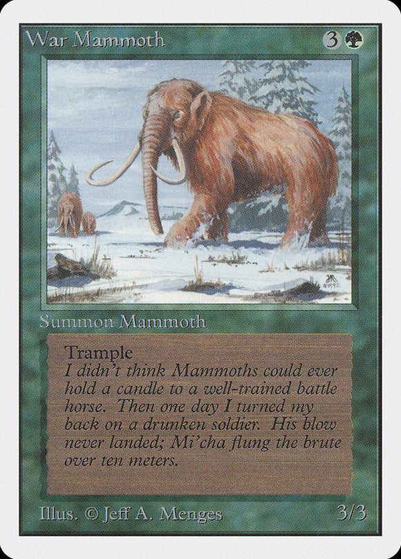 Mamut de guerra [Edición ilimitada] 