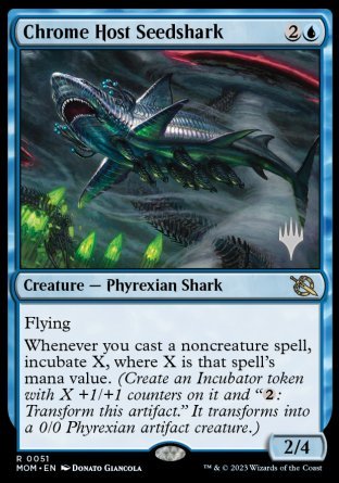 Chrome Host Seedshark (paquete promocional) [Promociones de March of the Machine] 