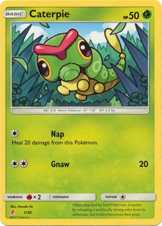 Caterpie (1/30) [Sol y Luna: Kit de entrenamiento - Lycanroc] 