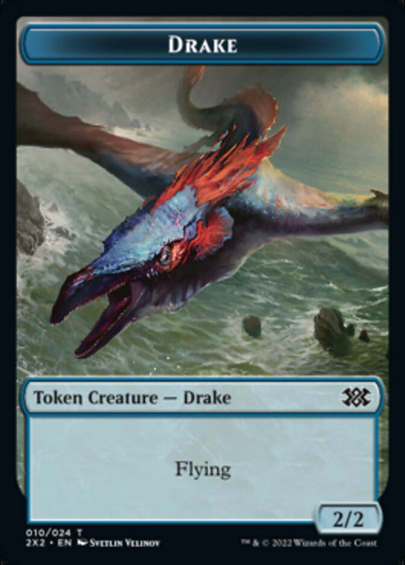 Ficha de doble cara de Drake // Angel [Fichas Double Masters 2022] 