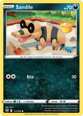 Sandile (111/195) [Espada y escudo: Tempestad de plata] 