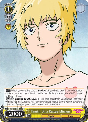 Teruki: En una misión de rescate (MOB/SX02-010 U) [Mob Psycho 100] 