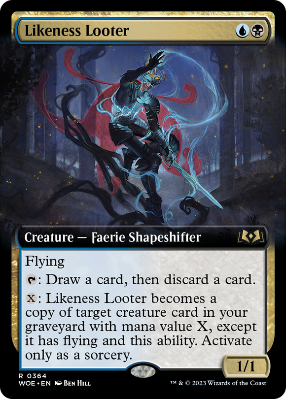 Saqueador de semejanzas (ilustración ampliada) [Wilds of Eldraine] 