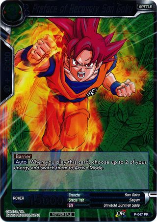 Prefacio de Recuperación Son Goku (Paquete de evento 2 - 2018) (P-047_PR) [Tarjetas de promoción] 