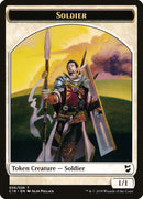 Angel // Soldier Double-Sided Token [Commander 2018 Tokens]-2