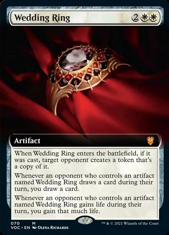 Anillo de bodas (ilustración ampliada) [Innistrad: Crimson Vow Commander] 