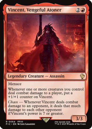 Vincent, Vengeful Atoner [FINAL FANTASY Commander]