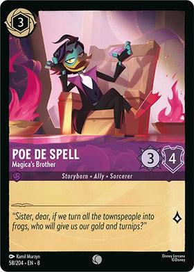 Poe De Spell - Magica's Brother (58/204) [Reign of Jafar]