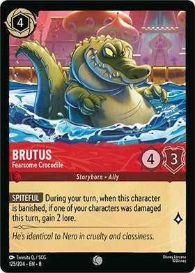 Brutus - Fearsome Crocodile (125/204) [Reign of Jafar]