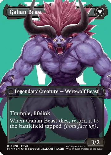 Vincent Valentine // Galian Beast (Borderless) (Surge Foil) [FINAL FANTASY] - 0