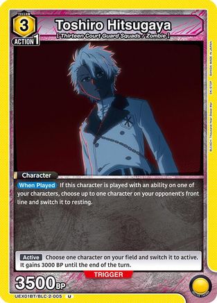 Toshiro Hitsugaya (005) (UEX01BT/BLC-2-005) - UEX01BT BLEACH ThousandYear Blood War Vol2