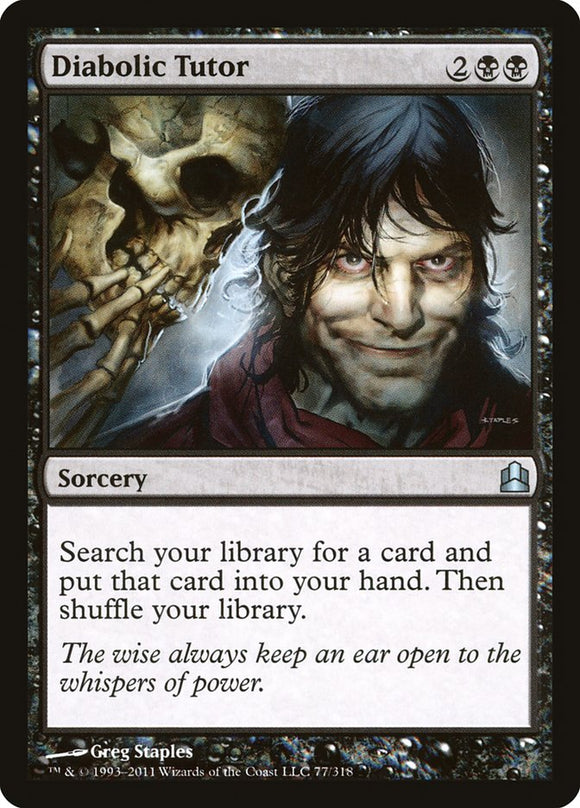 Tutor diabólico [Commander 2011] 