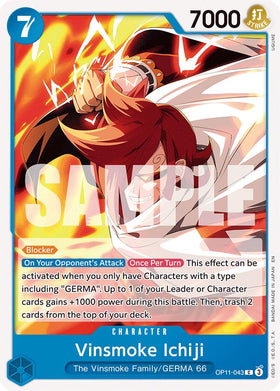 Vinsmoke Ichiji [A Fist of Divine Speed]